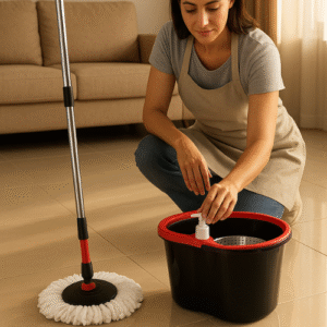 balde centrifugo premium rojo y negro