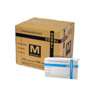 guante de látex dexal